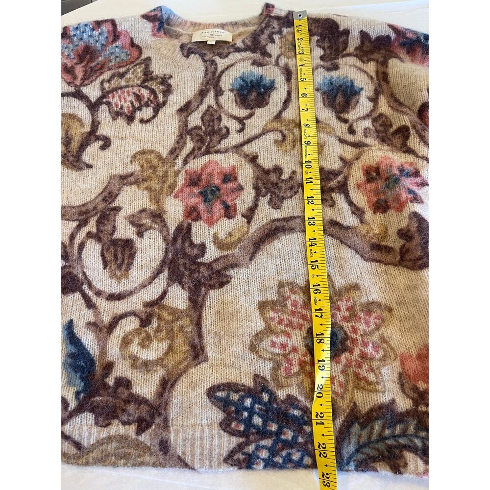 Sezane Hedi Sweater in Ornamental Bronze Print Size M - Picture 11 of 12
